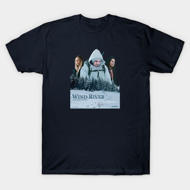 Wind River Custom Fan art poster no HUD T-Shirt by Nonesz Workshop